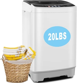 Nictemaw Portable Washing Machine, 20Lbs 2.8 Cu.ft Turbo Wash for Apartment Nictemaw Portable Washing Machine, 20Lbs 2.8 Cu.ft Turbo Wash for Apartment