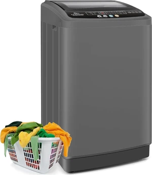 Nictemaw 25Lbs Portable Washing Machine for Apartment, Slow-Close Glass Lid Nictemaw 25Lbs Portable Washing Machine for Apartment, Slow-Close Glass Lid