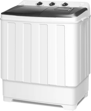 Nictemaw Portable Washing Machine for Apartment, 30Lbs Twin Tub Drain Pump Nictemaw Portable Washing Machine for Apartment, 30Lbs Twin Tub Drain Pump