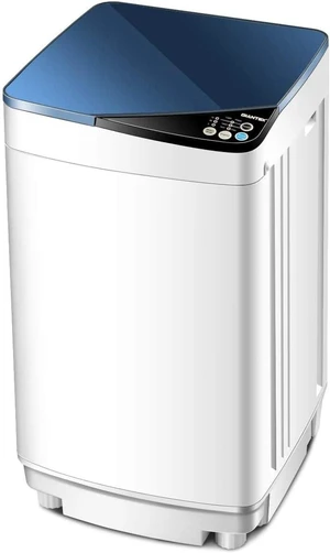 Waterjoy Portable Washing Machines, 7.7 lbs Load Capacity Portable Washer and Dryer Combo with Built-in Barrel Light & LED Display for Household and Apartment Blue Waterjoy Portable Washing Machines, 7.7 lbs Load Capacity Portable Washer and Dryer Combo with Built-in Barrel Light & LED Display for Household and Apartment Blue