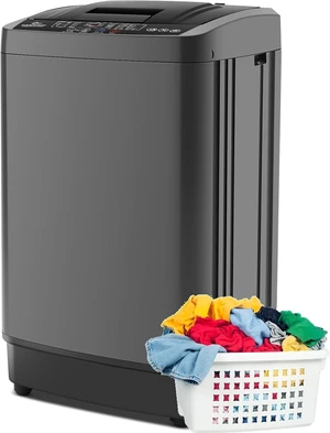 Nictemaw 2.4 Cu.Ft Portable Washer, 17.8 lbs Capacity, Full-Automatic Nictemaw 2.4 Cu.Ft Portable Washer, 17.8 lbs Capacity, Full-Automatic
