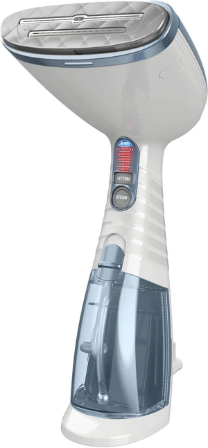 Conair Handheld Steamer for Clothes & Upholstery, 3 Attachments, White/Blue Conair Handheld Steamer for Clothes & Upholstery, 3 Attachments, White/Blue