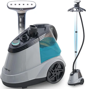 True & Tidy Heavy-Duty Garment Steamer w/ 3 Settings, 3L Water Tank, 1800W True & Tidy Heavy-Duty Garment Steamer w/ 3 Settings, 3L Water Tank, 1800W