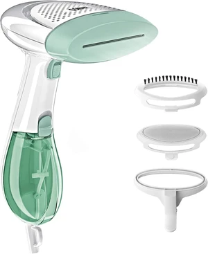 Conair Handheld Garment Steamer for Clothes, ExtremeSteam 1200W, Portable Handheld Design,White/Light Green Conair Handheld Garment Steamer for Clothes, ExtremeSteam 1200W, Portable Handheld Design,White/Light Green