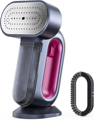 Jack & Rose Steamer for Clothes, 90g/min Boost and 38g/min Continious Steam, 29 Large Holes Powerful Steamer, 220ml Garments Capacity 2-in-1 Handheld Steaming & lroning, Cleaning Brush Jack & Rose Steamer for Clothes, 90g/min Boost and 38g/min Continious Steam, 29 Large Holes Powerful Steamer, 220ml Garments Capacity 2-in-1 Handheld Steaming & lroning, Cleaning Brush