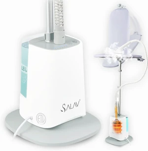 SALAV Upright Complete Garment Steamer with Smart Auto-Off, Large Rotating Board for Comfort, LED Display, 6 Steam Settings, and Premium Triangular Nozzle (Gray, Complete) SALAV Upright Complete Garment Steamer with Smart Auto-Off, Large Rotating Board for Comfort, LED Display, 6 Steam Settings, and Premium Triangular Nozzle (Gray, Complete)
