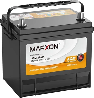 Group 35 Car Battery 12v 55AH 650CCA 88RC AGM Maintenance Free Group 35 Car Battery 12v 55AH 650CCA 88RC AGM Maintenance Free