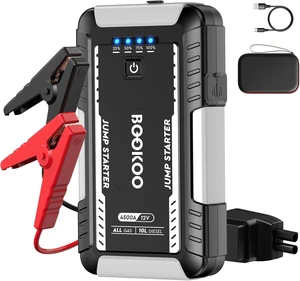 BOOKOO 4500A 12V Portable Car Battery Jump Starter for Car Boat Lawnmower BOOKOO 4500A 12V Portable Car Battery Jump Starter for Car Boat Lawnmower