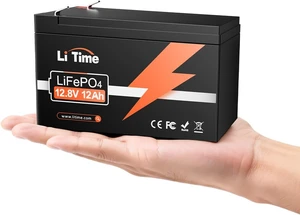 LiTime 12V 12Ah Mini LiFePO4 Battery for Camping Fish Finder Toys LED LiTime 12V 12Ah Mini LiFePO4 Battery for Camping Fish Finder Toys LED