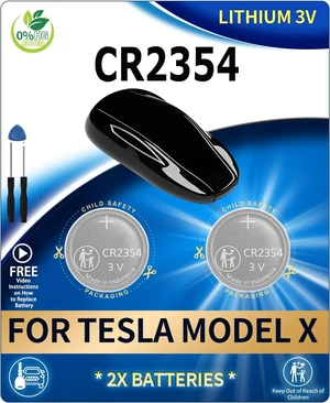 Key Fob Replacement Batteries for Tesla Model X & X Plaid Remote Key Key Fob Replacement Batteries for Tesla Model X & X Plaid Remote Key