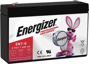 Energizer EN7-6, 6 Volt 7 Amp Hr, Long Lasting Sealed Lead Acid AGM Rechargeable Battery Ideal for Use in Emergency Illumination, Backup Power, Kids Ride On, and More Energizer EN7-6, 6 Volt 7 Amp Hr, Long Lasting Sealed Lead Acid AGM Rechargeable Battery Ideal for Use in Emergency Illumination, Backup Power, Kids Ride On, and More