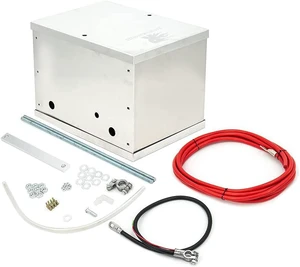 Complete Aluminum Battery Box Relocation Kit Universal Billet Race Off Road Kit fit for all cars Complete Aluminum Battery Box Relocation Kit Universal Billet Race Off Road Kit fit for all cars
