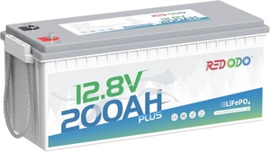 Redodo 12V 200Ah Plus LiFePO4 Battery, 200A BMS Redodo 12V 200Ah Plus LiFePO4 Battery, 200A BMS