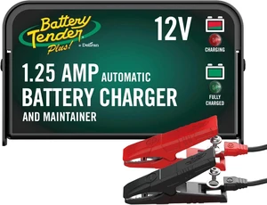 Battery Tender Plus 12V 1.25 AMP Car & Motorcycle Battery Charger and Maintainer, Float Charge for Automotive, and ATVs - Smarter Than a Trickle Charger Battery Tender Plus 12V 1.25 AMP Car & Motorcycle Battery Charger and Maintainer, Float Charge for Automotive, and ATVs - Smarter Than a Trickle Charger