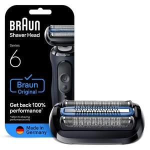 Braun Series 6 Electric Shaver Replacement Head with Sensitive Skinguard, Easily Attach Your Shaver Head, Compatible with New Generation Series 6 Shavers, 64B, Black Braun Series 6 Electric Shaver Replacement Head with Sensitive Skinguard, Easily Attach Your Shaver Head, Compatible with New Generation Series 6 Shavers, 64B, Black