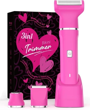 Risina 3-in-1 Bikini Trimmer for Women, Electric Shaver, Grooming Kit Risina 3-in-1 Bikini Trimmer for Women, Electric Shaver, Grooming Kit