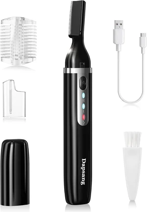 Eyebrow Trimmer, Electric Eyebrow Razor for Women Men, Rechargeable Painless LED Light Facial Hair Shaver Remover with Rinseable Blade for Face Lips Neck Leg Eyebrow Trimmer, Electric Eyebrow Razor for Women Men, Rechargeable Painless LED Light Facial Hair Shaver Remover with Rinseable Blade for Face Lips Neck Leg