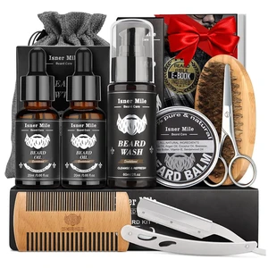 Beard Kit Birthday Gifts for Men Grooming & Care Christmas Stocking Stuffer Beard Kit Birthday Gifts for Men Grooming & Care Christmas Stocking Stuffer