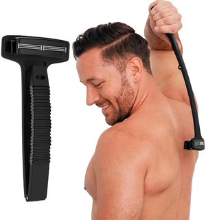 Bearback Back Shaver for Men - Effortless Reach 17 Folding Handle for a Smooth Solo Shave - Pivoting Triple Blade Technology, Part of the Bearback Interchangeable Grooming System Bearback Back Shaver for Men - Effortless Reach 17 Folding Handle for a Smooth Solo Shave - Pivoting Triple Blade Technology, Part of the Bearback Interchangeable Grooming System
