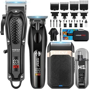 HIENA PRO Hair Clipper for Men, Cordless Complete 4 in 1 Barber Kit HIENA PRO Hair Clipper for Men, Cordless Complete 4 in 1 Barber Kit
