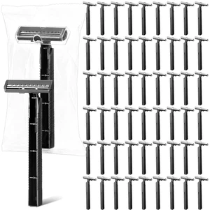 Chumia 500 Pcs Disposable Twin Blade Razors, Individually Wrapped,Black Chumia 500 Pcs Disposable Twin Blade Razors, Individually Wrapped,Black
