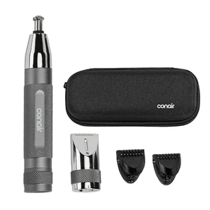 Conair Eyebrow & Nose Hair Trimmer for Men, Cordless, 5-Piece Set Conair Eyebrow & Nose Hair Trimmer for Men, Cordless, 5-Piece Set