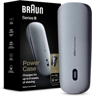 Braun Powercase for Electric Razors for Men, Compatible with Braun Series 9 Pro, Series 9 and Series 8 Electric Shavers, Portable Shaver Case, Charges for Up to 6 Weeks Braun Powercase for Electric Razors for Men, Compatible with Braun Series 9 Pro, Series 9 and Series 8 Electric Shavers, Portable Shaver Case, Charges for Up to 6 Weeks