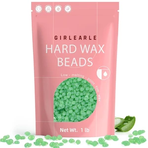 GIRLEARLE Wax Beads (1lb) for Hair Removal - Aloe Vera Formula, Perfect for Sensitive Skin, Eyebrow, Brazilian Bikini, Legs, Facial and Full Body Waxing at Home GIRLEARLE Wax Beads (1lb) for Hair Removal - Aloe Vera Formula, Perfect for Sensitive Skin, Eyebrow, Brazilian Bikini, Legs, Facial and Full Body Waxing at Home