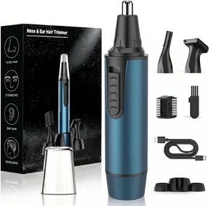 AREYZIN Nose Hair Trimmer for Men,2026 Professional 3 in 1 Painless RechargeableEar and Nose Trimmer,IPX7 Waterproof Eyebrow Facial Hair Trimmer Body Grooming Kit Dual EdgeBlades AREYZIN Nose Hair Trimmer for Men,2026 Professional 3 in 1 Painless RechargeableEar and Nose Trimmer,IPX7 Waterproof Eyebrow Facial Hair Trimmer Body Grooming Kit Dual EdgeBlades