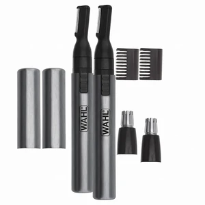 WAHL Micro Groomsman Personal Trimmer, Battery Powered | Rinseable Heads | Interchangeable Heads | For Facial Detailing | Model 05640-600 WAHL Micro Groomsman Personal Trimmer, Battery Powered | Rinseable Heads | Interchangeable Heads | For Facial Detailing | Model 05640-600