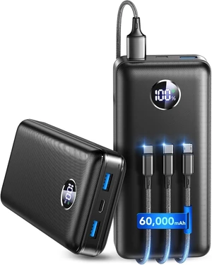 IAPOS Portable Charger 60000mAh, 5-Device Charging Power Bank Battery Pack IAPOS Portable Charger 60000mAh, 5-Device Charging Power Bank Battery Pack