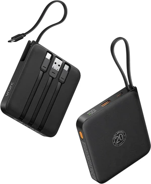 VRURC Portable Charger Built-in 4 Cables, 10000mAh Fast Charging Power Bank VRURC Portable Charger Built-in 4 Cables, 10000mAh Fast Charging Power Bank