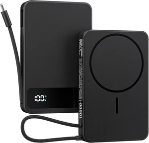 Magnetic Power Bank, 10,000mAh Wireless Portable Charger for Mag-Safe Fast Charging, Battery Pack with USB-C Cable 20W in/Out for iPhone 18/17/16/15/14/13/12/Plus/Pro/Pro Max/Air/Duo, AirPods & More Magnetic Power Bank, 10,000mAh Wireless Portable Charger for Mag-Safe Fast Charging, Battery Pack with USB-C Cable 20W in/Out for iPhone 18/17/16/15/14/13/12/Plus/Pro/Pro Max/Air/Duo, AirPods & More