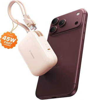 TORRAS Mini Portable Charger, Small 45W 10000mAh Fast Charging Power Bank TORRAS Mini Portable Charger, Small 45W 10000mAh Fast Charging Power Bank