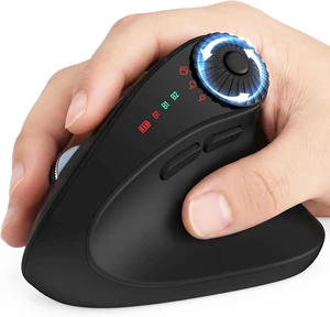 SABLUTE MAM51 Ergonomic Mouse, Bluetooth Mouse with Side Scroll Wheel SABLUTE MAM51 Ergonomic Mouse, Bluetooth Mouse with Side Scroll Wheel