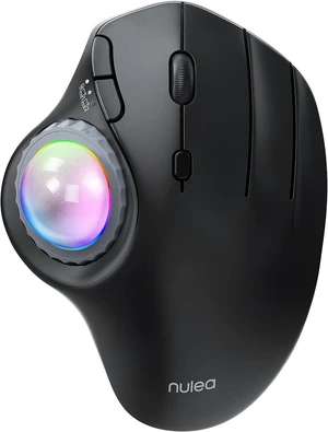 Nulea M508 Wireless Trackball Mouse, Ergonomic Mouse with RGB Thumb Control Nulea M508 Wireless Trackball Mouse, Ergonomic Mouse with RGB Thumb Control