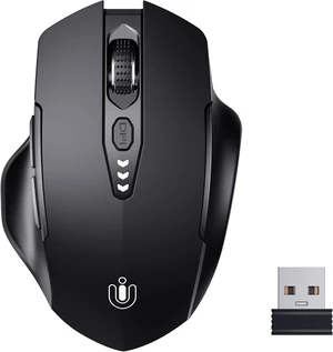 Uineer Wireless Mouse, 2.4GHz Rechargeable Computer Mouse, Battery Display Uineer Wireless Mouse, 2.4GHz Rechargeable Computer Mouse, Battery Display