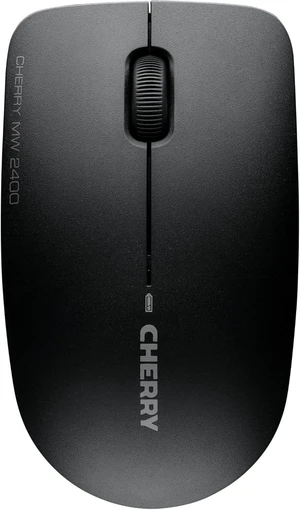 Cherry MW 2400-3-Button Wireless Mouse - Symmetrical - Black - Nano USB Receiver - Optical Sensor - 1200 dpi - 2.4 GHz Technology - GS Approval Cherry MW 2400-3-Button Wireless Mouse - Symmetrical - Black - Nano USB Receiver - Optical Sensor - 1200 dpi - 2.4 GHz Technology - GS Approval