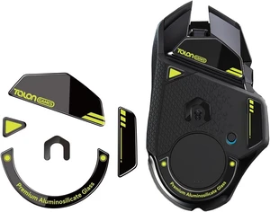 TALONGAMES Curved Edges Ultra Strong Glass Mouse Feet Skates Compatible with Logitech G502 Wireless Gaming Mouse Feet Replacement,Super Smooth Glide Fast and Durable Sole (Black) TALONGAMES Curved Edges Ultra Strong Glass Mouse Feet Skates Compatible with Logitech G502 Wireless Gaming Mouse Feet Replacement,Super Smooth Glide Fast and Durable Sole (Black)