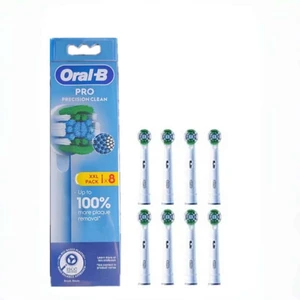 OralB Pro Precision Clean Toothbrush Replacement Heads, 8 Pack, Deep Clean Along Gumline & Between Teeth OralB Pro Precision Clean Toothbrush Replacement Heads, 8 Pack, Deep Clean Along Gumline & Between Teeth