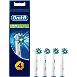 OralB Cross Action Toothbrush Replacement Heads, 4 Pack, Multi-Angle Bristles Deep Gumline Cleaning OralB Cross Action Toothbrush Replacement Heads, 4 Pack, Multi-Angle Bristles Deep Gumline Cleaning