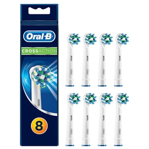 OralB Cross Action Replacement Brush Heads, 8Pack, Angled Cross Bristles for Deep Plaque Clean OralB Cross Action Replacement Brush Heads, 8Pack, Angled Cross Bristles for Deep Plaque Clean