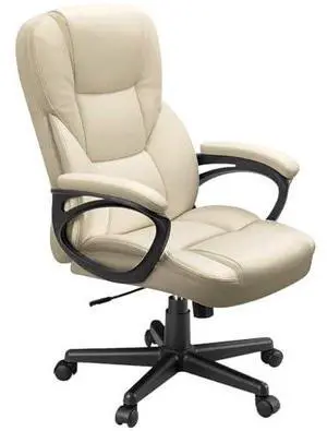 Furmax Office Executive Chair High Back Adjustable Managerial Home Desk Chair, Swivel Computer PU Leather Chair with Lumbar Support (2, Khaki) Furmax Office Executive Chair High Back Adjustable Managerial Home Desk Chair, Swivel Computer PU Leather Chair with Lumbar Support (2, Khaki)