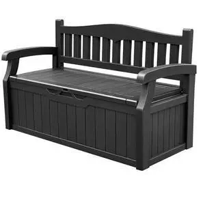 Devoko 80 Gallon Storage Bench Deck Box Lockable for Patio Furniture, Garden Decor and Outdoor Seating for Cushions, Garden Tools and Pool Supplies (Black) Devoko 80 Gallon Storage Bench Deck Box Lockable for Patio Furniture, Garden Decor and Outdoor Seating for Cushions, Garden Tools and Pool Supplies (Black)