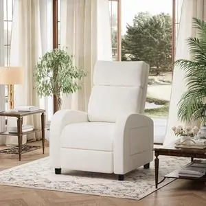 Homall Recliner Chair, Recliner Sofa for Adults, Recliners Home Theater Seating with Lumbar Support, Reclining Sofa Chair for Living Room (Fabric, Beige) Homall Recliner Chair, Recliner Sofa for Adults, Recliners Home Theater Seating with Lumbar Support, Reclining Sofa Chair for Living Room (Fabric, Beige)
