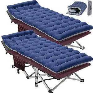 Slsy Folding Camping Cot for Adults with Pad, Padded Portable Sleeping Cots, Camp Bed with Carry Bag for Outdoor Travel, Beach, Hiking Slsy Folding Camping Cot for Adults with Pad, Padded Portable Sleeping Cots, Camp Bed with Carry Bag for Outdoor Travel, Beach, Hiking