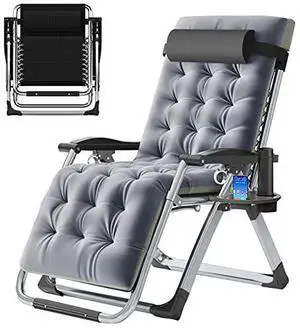 Slsy Zero Gravity Chair, Reclining Lounge Chair with Removable Cushion & Tray for Indoor and Outdoor, Patio Recliner Folding Reclining Chair Slsy Zero Gravity Chair, Reclining Lounge Chair with Removable Cushion & Tray for Indoor and Outdoor, Patio Recliner Folding Reclining Chair