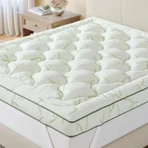 HomKdom King Size Mattress Topper, Thick Mattress Topper King for Back Pain, Viscose Derived from Bamboo Pillow Top, Cooling Mattress Topper for Hot Sleepers, 1200 GSM Down HomKdom King Size Mattress Topper, Thick Mattress Topper King for Back Pain, Viscose Derived from Bamboo Pillow Top, Cooling Mattress Topper for Hot Sleepers, 1200 GSM Down