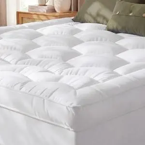 Queen Size Mattress Topper, 3 Inch Hybrid Filling for Balanced Sleep, Extra Thick Mattress Topper with Breathable Cover, Universal Fit for Bedrooms, Guest Rooms & RVs Queen Size Mattress Topper, 3 Inch Hybrid Filling for Balanced Sleep, Extra Thick Mattress Topper with Breathable Cover, Universal Fit for Bedrooms, Guest Rooms & RVs