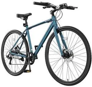 MOONCOOL Hybrid Bike for Men, 700C Aluminum 29LB Ultra-Light 8 Speed Commuter Bike, 350lb Loading, 29" Urban Bicycle, Dual Disc Brakes, for Tall Men&Women, 85% Pre-Assembled MOONCOOL Hybrid Bike for Men, 700C Aluminum 29LB Ultra-Light 8 Speed Commuter Bike, 350lb Loading, 29" Urban Bicycle, Dual Disc Brakes, for Tall Men&Women, 85% Pre-Assembled